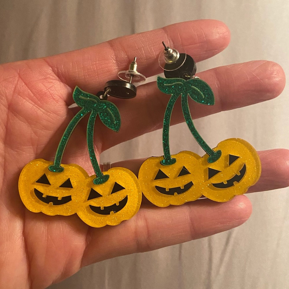 Jack O Lantern earrings